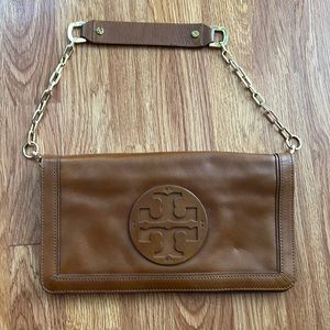 Tory Burch Bombe Reva Clutch with Chain Strap